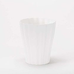 Bíý květináč Plastia Ola, ø 16,5 cm