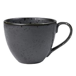 Black kameninový šálek na čaj Bitz Mensa, 460 ml