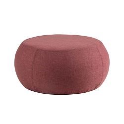 Bordově červený puf sømcasa Alan, ø 75 cm
