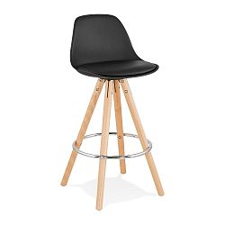 Černá barová židle Kokoon Anau, výška sedu 64 cm