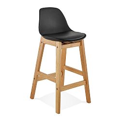 Černá barová židle Kokoon Elody, výška 86,5 cm