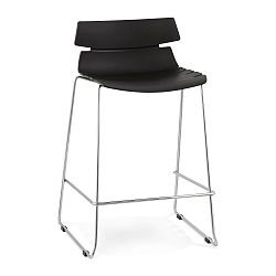 Černá barová židle Kokoon Reny, výška sedu 64 cm