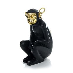 Černá dekorativní soška 360 Living Primate 422