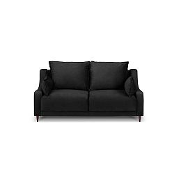 Černá dvoumístná pohovka Mazzini Sofas Freesia