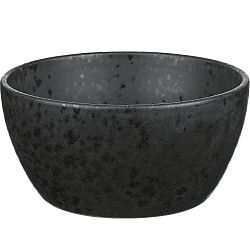 Černá kameninová miska Bitz Mensa, průměr 12 cm