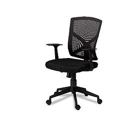 Černá kancelářská židle Furnhouse Swivel