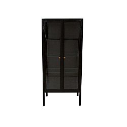 Černá komoda Canett Nino, výška 131 cm