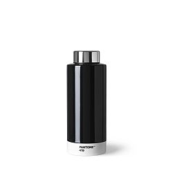 Černá láhev z nerezové oceli Pantone, 630 ml