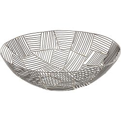 Černá mísa Kare Design Outlines, ⌀ 42 cm