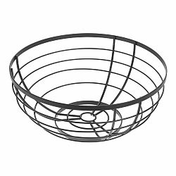 Černá mísa na ovoce iDesign Austin, ø 27,31 cm