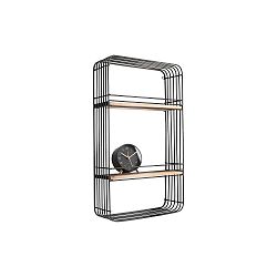 Černá nástěnná police PT LIVING Rectangle