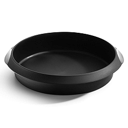 Černá silikonová forma na pečení Lékué, ⌀ 26 cm