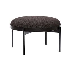 Černá stolička Hübsch Futuro, ø 65 cm