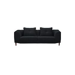 Černá trojmístná pohovka Windsor & Co Sofas Sigma