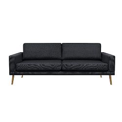 Černá trojmístná pohovka Windsor & Co Sofas Vega