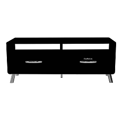 Černá TV stolek Tenzo Cobra, šířka 118 cm