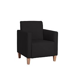Černé křeslo Max Winzer Milla Leather Black