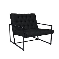 Černé křeslo Mazzini Sofas Aster