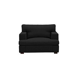 Černé křeslo The Clasic Living Charles
