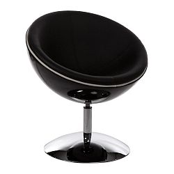 Černé otočné křeslo Kokoon Sphere