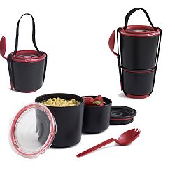 Černé svačinové misky Black Blum Lunch Pot
