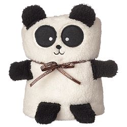 Černo-bílá deka s motivem pandy Le Studio Panda