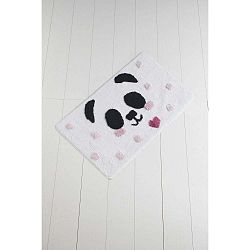Černo-bílá koupelnová předložka Panda, 100 x 60 cm