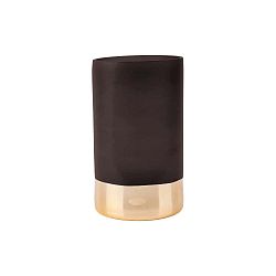 Černo-zlatá váza PT LIVING Glamour, výška 20 cm