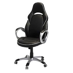 Černobílé kancelářské křeslo Knuds Speedy