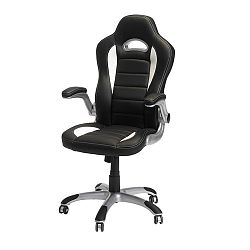 Černobílé kancelářské křeslo Knuds Speedy 3