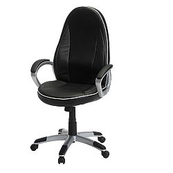 Černobílé kancelářské křeslo Knuds Speedy 4