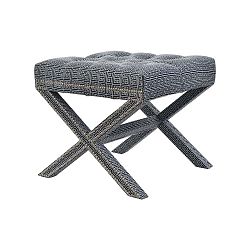 Černobílý puf JohnsonStyle Lamar Snake