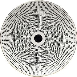 Černobílý tác Kare Design Capetown, ⌀ 26 cm