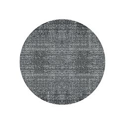 Černý bavlněný koberec PT LIVING Washed, ⌀ 150 cm