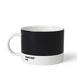 Černý hrnek na čaj Pantone 419, 475 ml