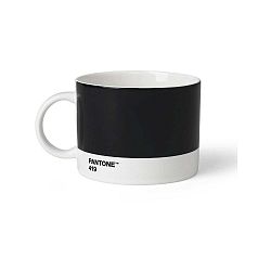 Černý hrnek na čaj Pantone, 475 ml