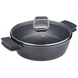 Černý kastrol s poklicí Bergner Titan, 2,9 l