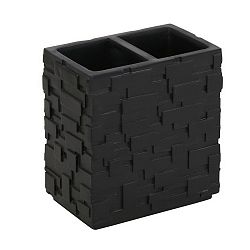 Černý kelímek na zubní kartáčky Tomasucci Wall