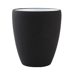 Černý kelímek na zubní kartáčky Zone Soft