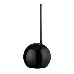 Černý keramický toaletní kartáč Wenko Rimless