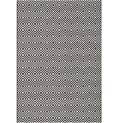 Černý koberec vhodný i na ven Karo, 140 x 200 cm