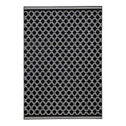 Černý koberec Zala Living Chain, 160 x 230 cm