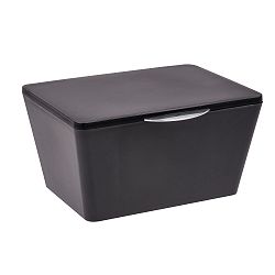 Černý koupelnový box Wenko Brasil
