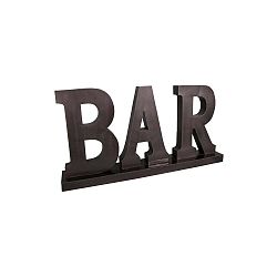 Černý kovový nápis Antic Line Bar