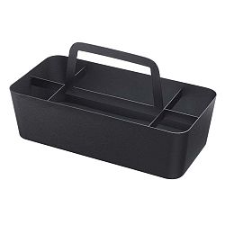 Černý multifunkční box YAMAZAKI Tower, délka 30 cm