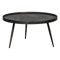 Černý odkládací stolek BePureHome Bounds, ø 76 cm
