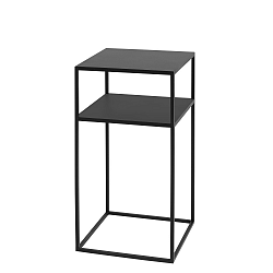 Černý odkládací stolek Custom Form Tensio