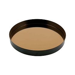 Černý podnos WOOOD Jay, Ø 30 cm