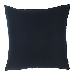 Černý povlak na polštář Apolena Simple, 43 x 43 cm