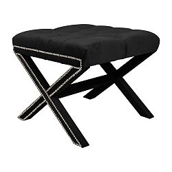 Černý puf JohnsonStyle Lamar Piano